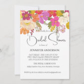 Blumensommer Garden Bridal Dusche Einladung (Vorderseite)