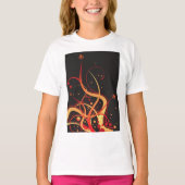 Blumensommer Glow Girls T - Shirt (Vorderseite)