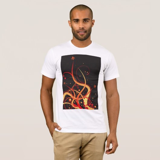 Blumensommer Glow Mens T - Shirts (Vorne ganz)