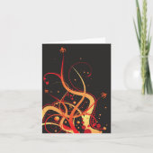 Blumensommer GLow-Mitteilungskarten Karte (Vorderseite)