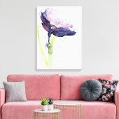 Blumensommerdesign mit handgemalten abstrakten leinwanddruck (Insitu (Wohnzimmer))