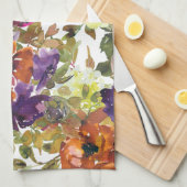 Blumensommerkleid Geschirrtuch (Viertel Falte)