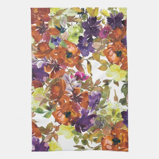 Blumensommerkleid Geschirrtuch (Vertikal)