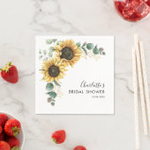 Blumensonnenblume Brautparty Serviette (Beispiel)