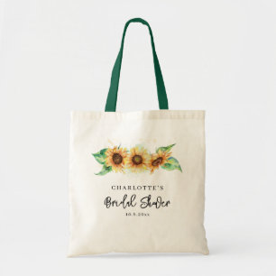Blumensonnenblume Brautparty Tragetasche