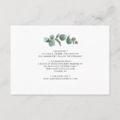 Blumensonnenblume Eukalyptus Hochzeitdetails Begleitkarte