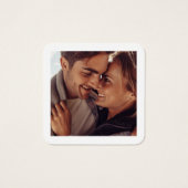 Blumensonnenblume Hochzeitsstift Foto QR Code RSVP (Rückseite)