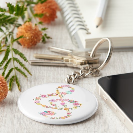 Blumenspalte Schlüsselanhänger (Seite)