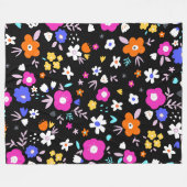 Blumenspass 60x80 Fleece Blanket (Vorderseite (Horizontal))
