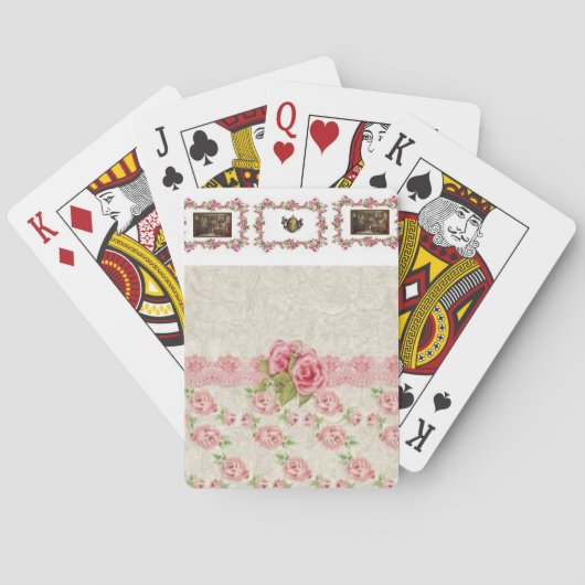 Blumenspielkarten-Deck Spielkarten (Rückseite)