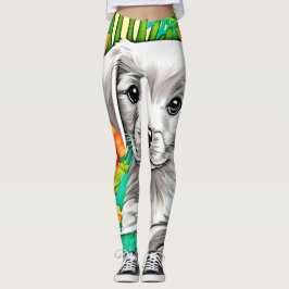 Blumenspielkunst Leggings