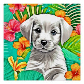 Blumenspielkunst Poster (Vorderseite)