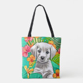 Blumenspielkunst Tasche (Rückseite)