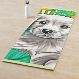 Blumenspielkunst Yogamatte