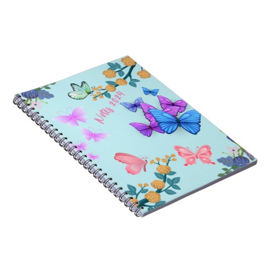 Blumenspirale-Foto-Notebook Notizblock (Rechte Seite)