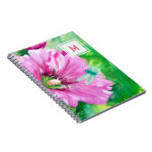 Blumenspirale-Foto-Notebook Notizblock (Rechte Seite)