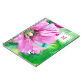 Blumenspirale-Foto-Notebook Notizblock (Linke Seite)