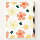 Blumenspirale-Notebook - Bloom with Style Notizblock (Rückseite)