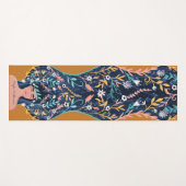 Blumenspiritualität Botanischer Blumenwald Yogamatte (Vorderseite (Horizontal))