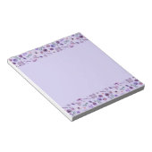 Blumenspisper Notepad - Weicher Lavendel Notizblock (angewinkelt)