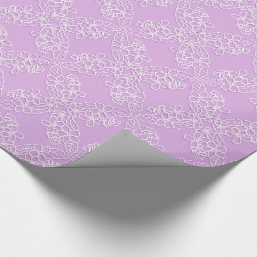 Blumenspitze Geschenkpapier (Ecke)