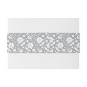 Blumenspitze-Muster Einladungsbanderole (Rückseitenbeispiel)