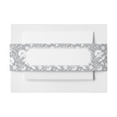 Blumenspitze-Muster Einladungsbanderole (Vorderseite Beispiel)