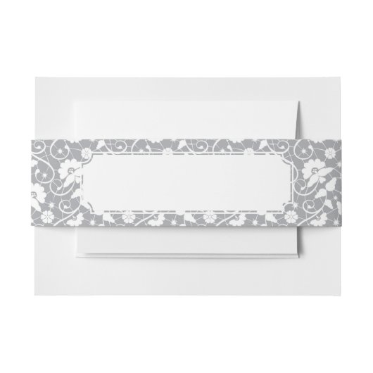 Blumenspitze-Muster Einladungsbanderole (Vorderseite Beispiel)