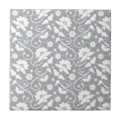 Blumenspitze-Muster Fliese (Vorderseite)