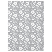 Blumenspitze-Muster Klemmbrett (Rückseite)