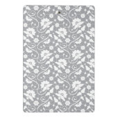 Blumenspitze-Muster Mini Klemmbrett (Rückseite)