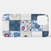 Blumenspitze: Patchwork Nahtloser Hintergrund. Case-Mate iPhone Hülle (Rückseite (Horizontal))