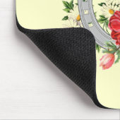 Blumenspray-Hufeisenmausunterlage Mousepad (Ecke)