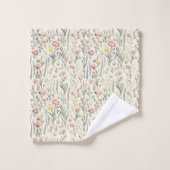 Blumenspringtime Badetuch Set (Waschlappen)