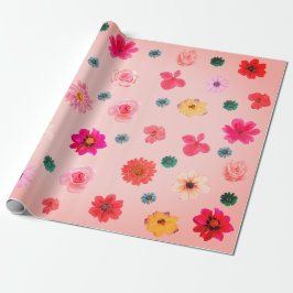 Blumenspulpapier Geschenkpapier