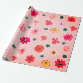 Blumenspulpapier Geschenkpapier