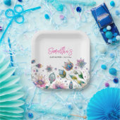 Blumenspülung Pappteller (Party)