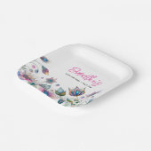 Blumenspülung Pappteller (Gewinkelt)