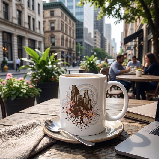 Blumenstadt Kaffeetasse