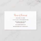 Blumenstall - Antike Farm Business Card Visitenkarte (Rückseite)