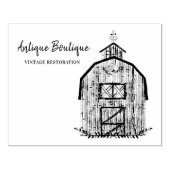 Blumenstall Antiquitätenladen Gummistempel (Prägung)