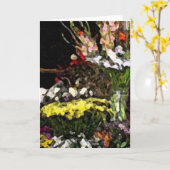 Blumenständer 01 karte (Gelbe Blume)