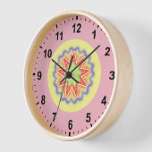 ~ Blumenstars Fraktal ~ Uhr (Winkel)