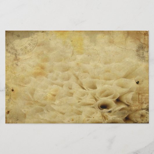 Blumenstationäre Briefpapier (Vorderseite)