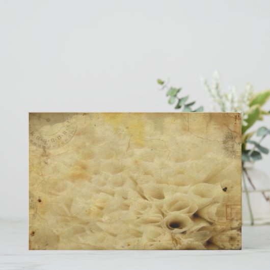 Blumenstationäre Briefpapier (Stehend Vorderseite)