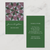 Blumenstern Visitenkarte (Vorne/Hinten)