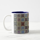 Blumensterne Zweifarbige Tasse (Links)