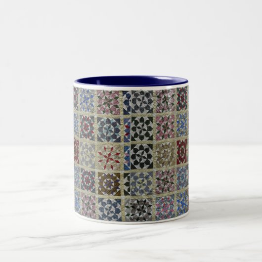 Blumensterne Zweifarbige Tasse (Mittel)
