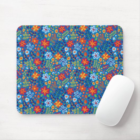 Blumenstickerei-Muster Mousepad (Mit Mouse)