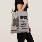Blumenstiefel Geburtsmonat Blume/April Daisy Tasche (Von Nahem)